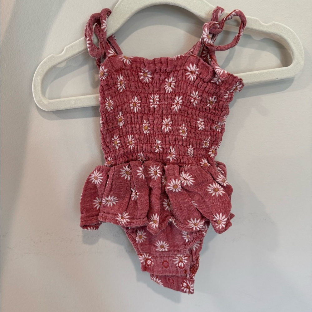 Angel Dear Pink Floral Baby Outfit